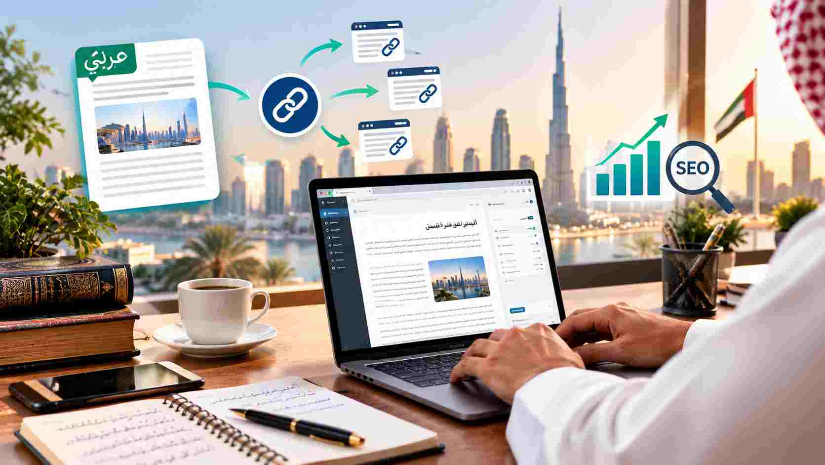 Harness the Power of Arabic Content Marketing That Supports Link Building for SEO Success
